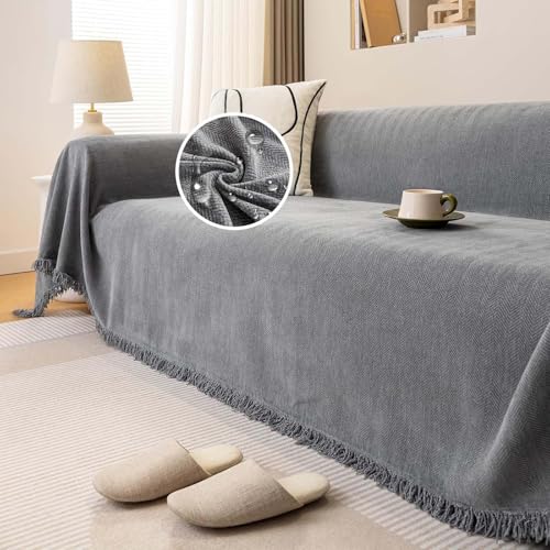 BUNQQF Sofa Überzug, Kratzschutz Sofa Katze, Wasserdicht Couch Katzenschutz, Sofaüberwürfe Loveseat Abdeckung, Sofabezug Wasserdicht Tierhaare, Rutschfester für Haustiere Kinder Hund Katze Kratzer von BUNQQF