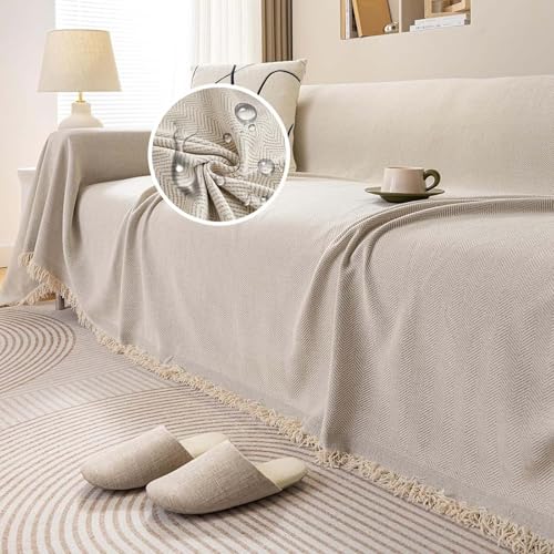 BUNQQF Sofadecke, 1 2 3 4 Sitzer Sofa Überwurf L Form Sofabezug Ecksofa, Wasserdicht Universelle Groß rutschfeste Couch Überzug Sofa Cover Decke für sitzfläche von BUNQQF