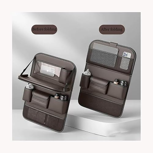 BUQOCV 2X Autositz Organizer, für BMW X5 G05 2018-2023 Auto Rückenlehne Schutz Unterstützung Multi Pocket Organisator,B von BUQOCV