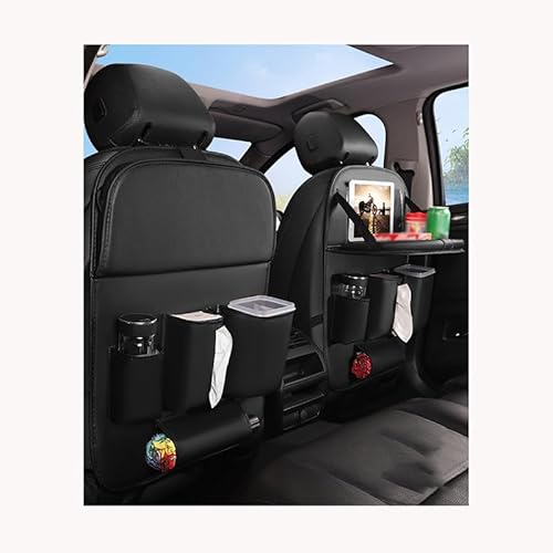 BUQOCV 2X Autositz Organizer, für Citroen AMI 2020-2023 Auto Rückenlehne Schutz Unterstützung Multi Pocket Organisator,A von BUQOCV