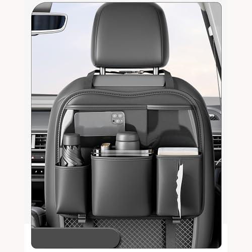BUQOCV 2X Autositz Organizer, für Citroen Jumpy 2007-2012 Auto Rückenlehne Schutz Unterstützung Multi Pocket Organisator,C von BUQOCV