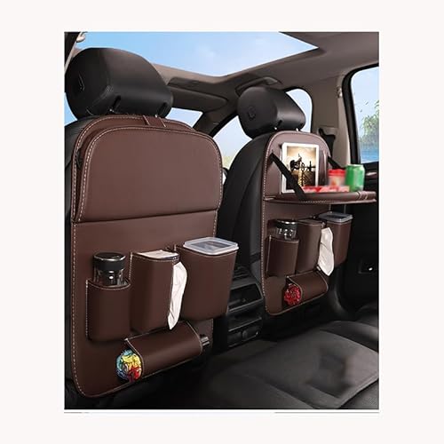 BUQOCV 2X Autositz Organizer, für Dacia Jogger 2022 Auto Rückenlehne Schutz Unterstützung Multi Pocket Organisator,B von BUQOCV