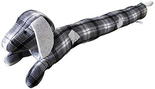 Zugluftstopper "Hund", grau, 90 cm lang Zugluftstopper "Hund", grau, 90 cm lang von BURCASA