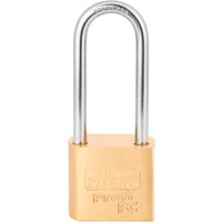 Burg Wächter 116 PC 50 HB 80 Niro Vorhängeschloss Messing Profilzylinder-Vorhangschloss von BURG WACHTER