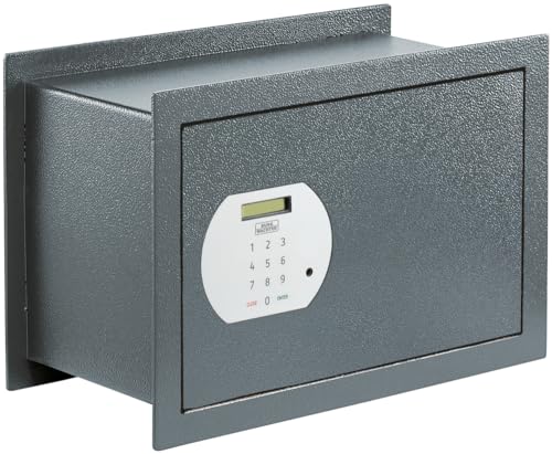 Burg-WÄCHTER Wandtresor mit Zahlenschloss, 16,5 l, 15,37 kg, Pure-Safe PSW 130 E, Anthrazit, Außen: 313 x 445 x 195 (HxBxT) von BURG-WÄCHTER