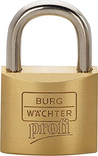 Burg Wächter 116 Ni Profi Vorhängeschloss 4 x 13 x 16 mm Messing von BURG-WÄCHTER