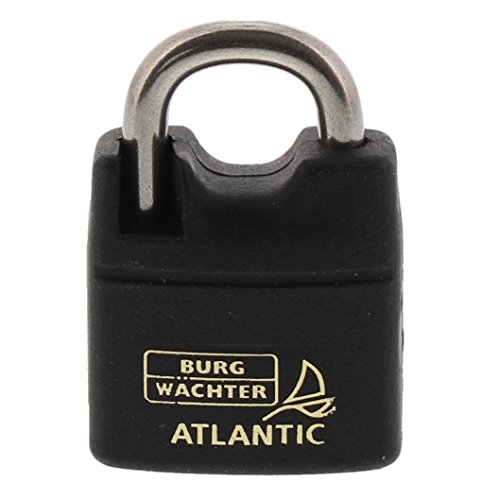 Burg-Wächter NI.SB Vorhängeschloss, 5 mm Bügelstärke, 2 Schlüssel, Atlantic 217 F 30 NI SB, 30 mm, Schwarz Burg-Wächter NI.SB Vorhängeschloss, 5 mm Bügelstärke, 2 Schlüssel, Atlantic 217 F 30 NI SB, 30 mm, Schwarz von BURG-WÄCHTER
