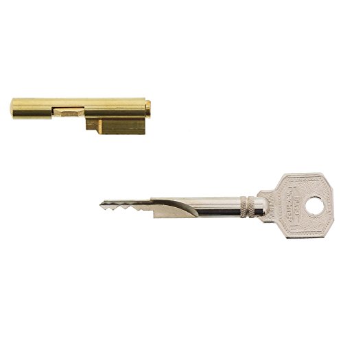 Burg Wächter E 6/2 SB Schlüssellochsperrer für Einsteckschlösser Zimmertürsicherung, Gold, 6 mm von BURG-WÄCHTER