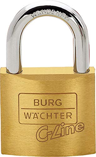 Burg Wächter Vorhangschloss 222 C-Line 3 x 8 x 11 mm Messing Burg Wächter Vorhangschloss 222 C-Line 3 x 8 x 11 mm Messing von BURG-WÄCHTER