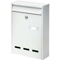 Burg-Wächter Briefkasten Pocket 5871 w weiss Postkasten von BURG WACHTER
