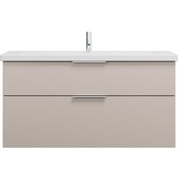 Eqio Keramik-Waschtisch inklusive Waschtischunterschrank, - Burgbad Eqio Keramik-Waschtisch inklusive Waschtischunterschrank, - Burgbad von BURGBAD