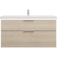 Eqio Keramik-Waschtisch inklusive Waschtischunterschrank - Burgbad Eqio Keramik-Waschtisch inklusive Waschtischunterschrank - Burgbad von BURGBAD