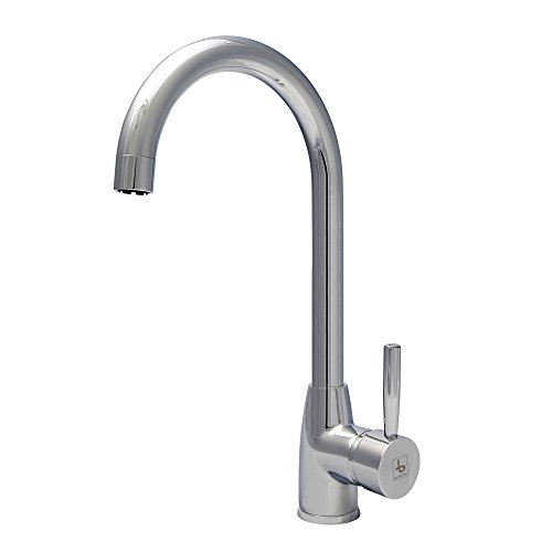 BURGTAL EMIRAS | Küchenarmatur - Spültischarmatur | Mischbatterie für die Küche | hoher Auslauf | Mischbatterie in Chrom | Niederdruck | Schwenkbar 360° BURGTAL EMIRAS | Küchenarmatur - Spültischarmatur | Mischbatterie für die Küche | hoher Auslauf | Mischbatterie in Chrom | Niederdruck | Schwenkbar 360° von BURGTAL