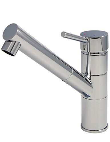 BURGTAL SELIA | Küchenarmatur - Spültischarmatur | Mischbatterie mit Brausekopf | Einhebelmischer in Hochdruck | Chrom | Schwenkbar 90° BURGTAL SELIA | Küchenarmatur - Spültischarmatur | Mischbatterie mit Brausekopf | Einhebelmischer in Hochdruck | Chrom | Schwenkbar 90° von BURGTAL