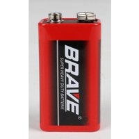 10x Brave Batterien 2er 9V 6F22 Super Stark Industrial Universal Strom Akku von BURI