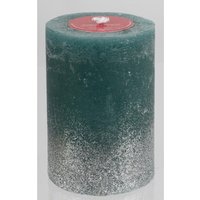 12 Stück Weihnachten Stumpenkerze mit Glitzer 10x7cm Großpackung 12er-Set von BURI