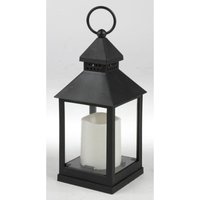 Buri - 12x led Laterne Kerze Metall Schwarz Innendekoration Lampe Windlicht Beleuchtung von BURI
