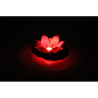 16 x Schwimmende Lotusblüte mit LED Farbwechsler 10cm Seerose Teich Dekoration von BURI
