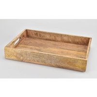 4x BURI Servierbrettchen Tablett Mango Holz Griff Schneiden Küchen Kochen Speise 4x BURI Servierbrettchen Tablett Mango Holz Griff Schneiden Küchen Kochen Speise von BURI