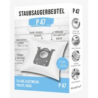 5x 4er Packung Staubsaugerbeutel P47 Faltschachtel Ersatz 20 Stück von BURI