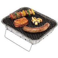 5x Einweg-Grill Holzkohlegrill Campinggrill Picknickgrill Einweggrill Grillkohle von BURI