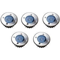 5x led Solar-Bodeneinbauleuchte Bodenstrahler Bodeneinbaustrahler Solarlampen von BURI