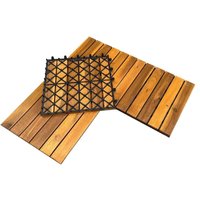 Buri - 6m² ® Holzfliesen 30x30 Akazienholz Akazie Holz Fliesen Terrassenfliesen Garten von BURI