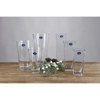 6x Vasen Glas Konisch Dekoration Tisch Blumen Pflanzen Gefäß Strauß Väschen Haus von BURI