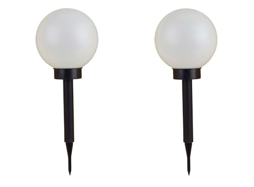 BURI 2er Set LED Solar Kugelleuchte 3 in 1 Kugellampe Leuchtkugel Gartenleuchte BURI 2er Set LED Solar Kugelleuchte 3 in 1 Kugellampe Leuchtkugel Gartenleuchte von BURI