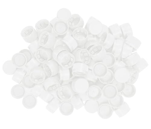 BURI 5000 Stück Universal Deckel Petlinge PET Preform Schraubdeckel für Flaschen weiß von BURI