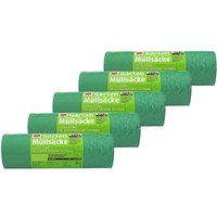 BURI Abfallsäcke 5x 10 Stück 130L Müllsack Abfallsack Gartenabfallsäcke Müllbeutel von BURI