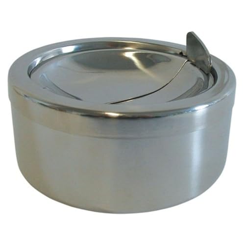 BURI Aschenbecher mit Deckel 12x6,5cm Sturmaschenbecher für draußen Windaschenbecher Edelstahl Aschenbecher für unterwegs Aschenbecher für draussen Reiseaschenbecher runder Klappaschenbecher rund BURI Aschenbecher mit Deckel 12x6,5cm Sturmaschenbecher für draußen Windaschenbecher Edelstahl Aschenbecher für unterwegs Aschenbecher für draussen Reiseaschenbecher runder Klappaschenbecher rund von BURI