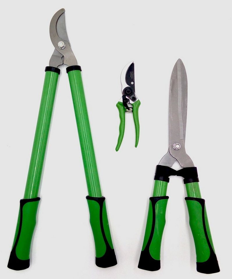 BURI Astschere 3er-Set Astschere Heckenschere Rosenschere Gartenschere Baumschere von BURI