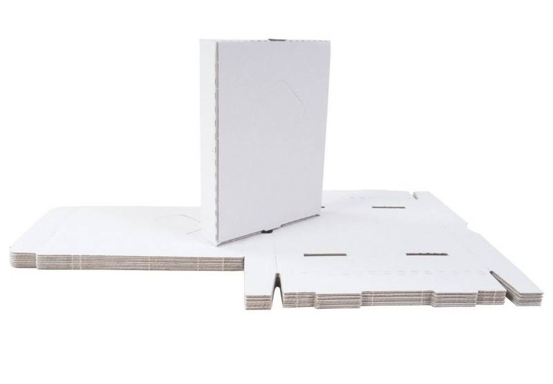 BURI Aufbewahrungsbox 10 Kartons 185x135x35 Versandkarton Faltkarton Großbrief Pappkarton von BURI