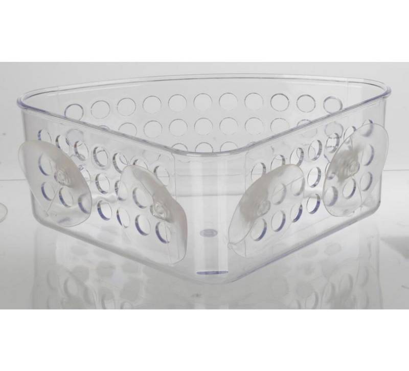 BURI Aufbewahrungsbox 6x Wandkorb Dreieck Ocean Noppen Dusche Ablagen Regal Hängend Baden von BURI
