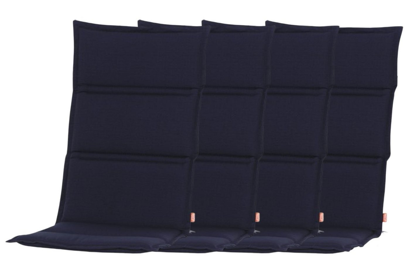 BURI Sesselauflage Sesselauflage Centauri 4er-Set dunkelblau 120x48x3cm Sitzkissen, (4 St) BURI Sesselauflage Sesselauflage Centauri 4er-Set dunkelblau 120x48x3cm Sitzkissen, (4 St) von BURI