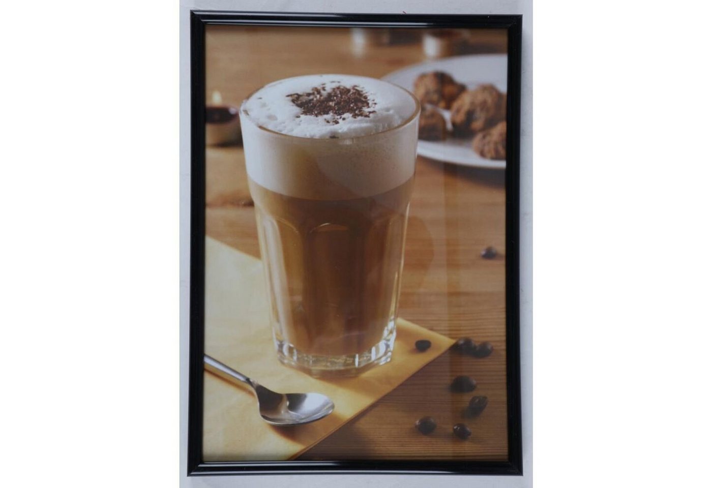 BURI Bilderrahmen 4x Bilderrahmen aus Kunststoff Fotos aufhängen 21x29,7cm DIN A4 black, (4 St) von BURI