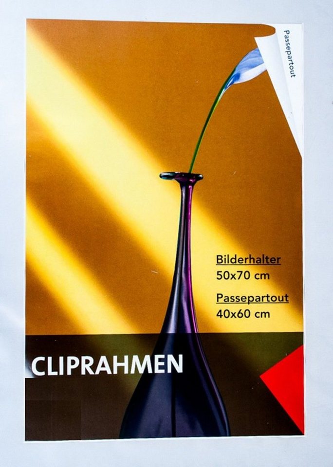 BURI Bilderrahmen Cliprahmen 50x70cm Bilderrahmen Fotorahmen Wandbilderrahmen Bilderhalt BURI Bilderrahmen Cliprahmen 50x70cm Bilderrahmen Fotorahmen Wandbilderrahmen Bilderhalt von BURI