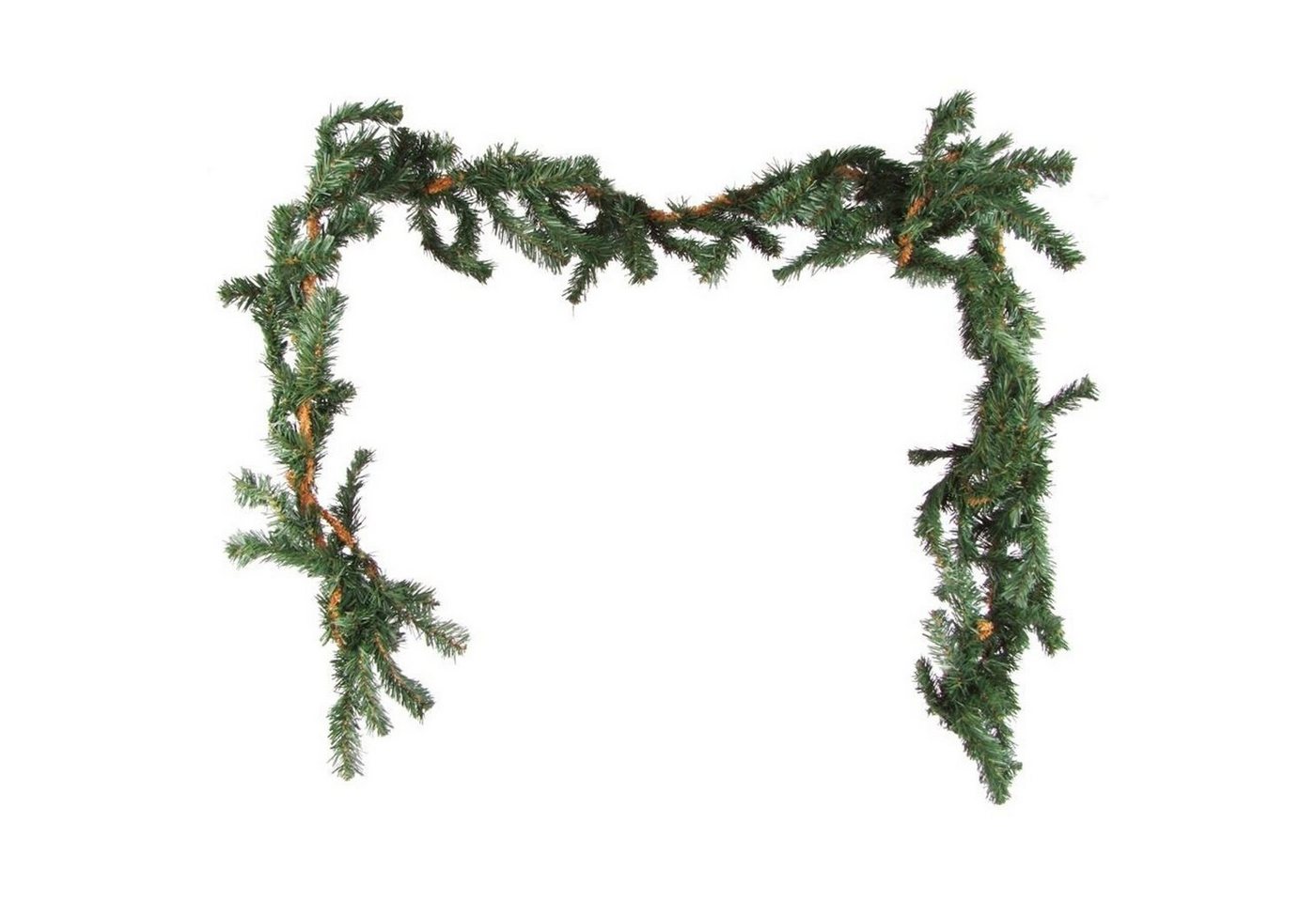 BURI Christbaumschmuck Tannengirlande Weihnachtsgirlande 2x 2,7m Maibaum Weihnachtsdeko Türde von BURI