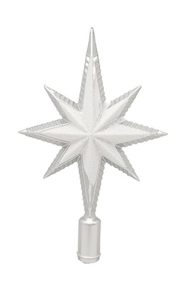 BURI Christbaumspitze Weihnachts-Baumspitze Stern 19cm Tannenbaumspitze Christbaumspitze von BURI