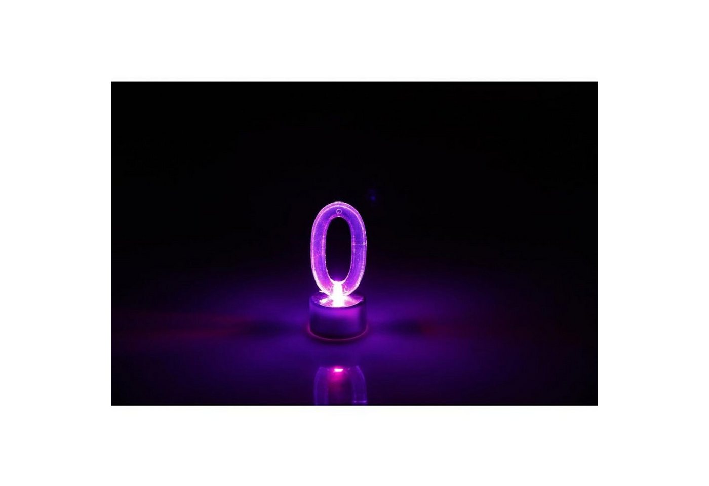 BURI Dekofigur 48x LED-Ziffern Buchstaben Home Deko Licht wohnen Wohnaccessoires von BURI