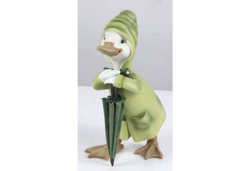 BURI Dekofigur Figur Ente Garten Dekoration Statue Skulptur Außen Rasen Beete Balkon von BURI