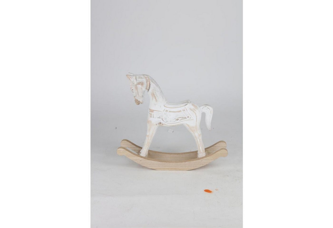 BURI Dekofigur Holz Schaukelpferd Deko Weihnachtsgeschenk Goldschimmer Kinderzimmer BURI Dekofigur Holz Schaukelpferd Deko Weihnachtsgeschenk Goldschimmer Kinderzimmer von BURI