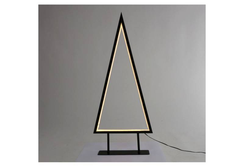 BURI Dekofigur LED Baum Dreieck 94 LED warmweiß 30x70 cm Outdoor 8 Stück von BURI