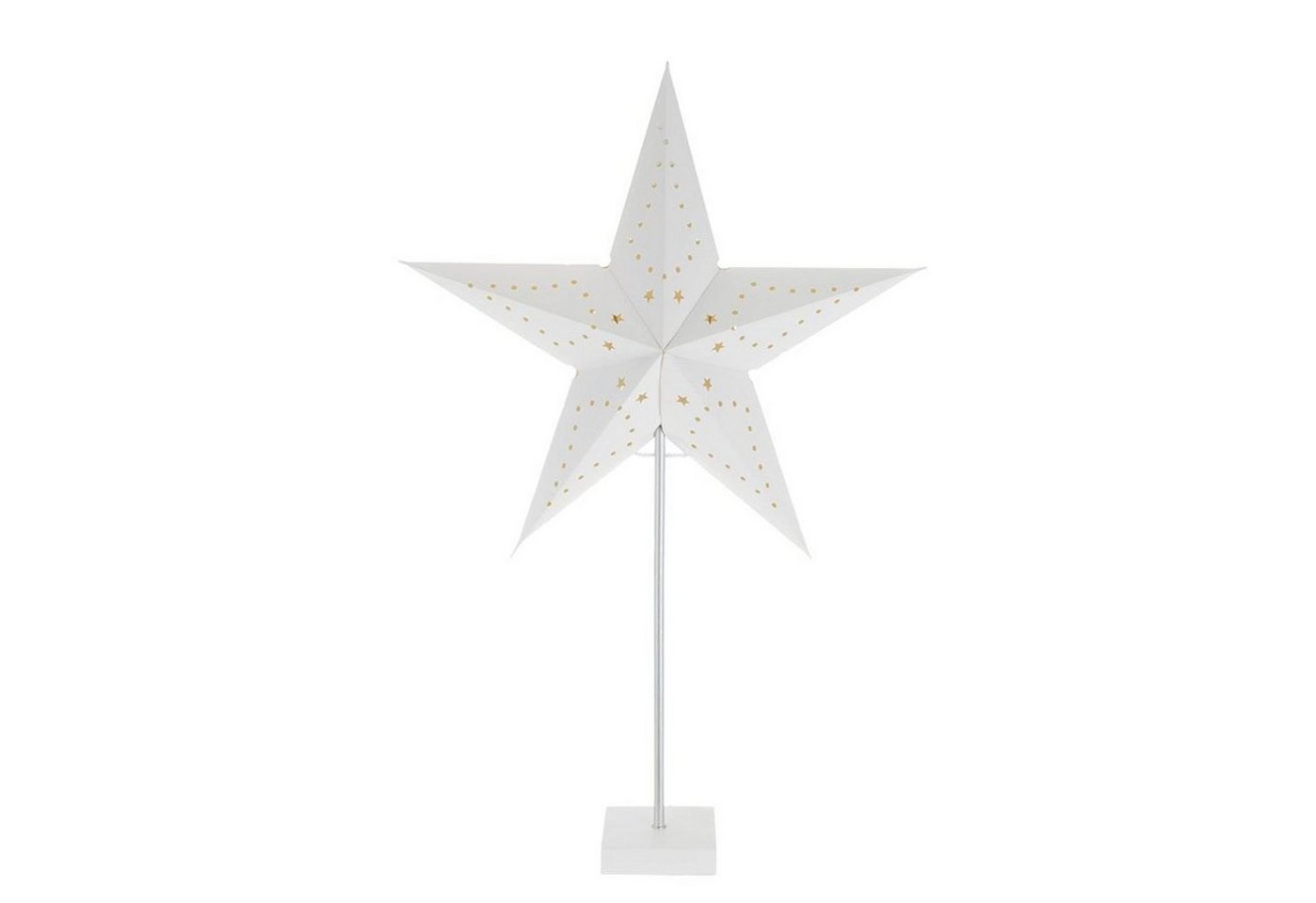 BURI Dekofigur Sternenlampe mit Ständer 68cm von BURI