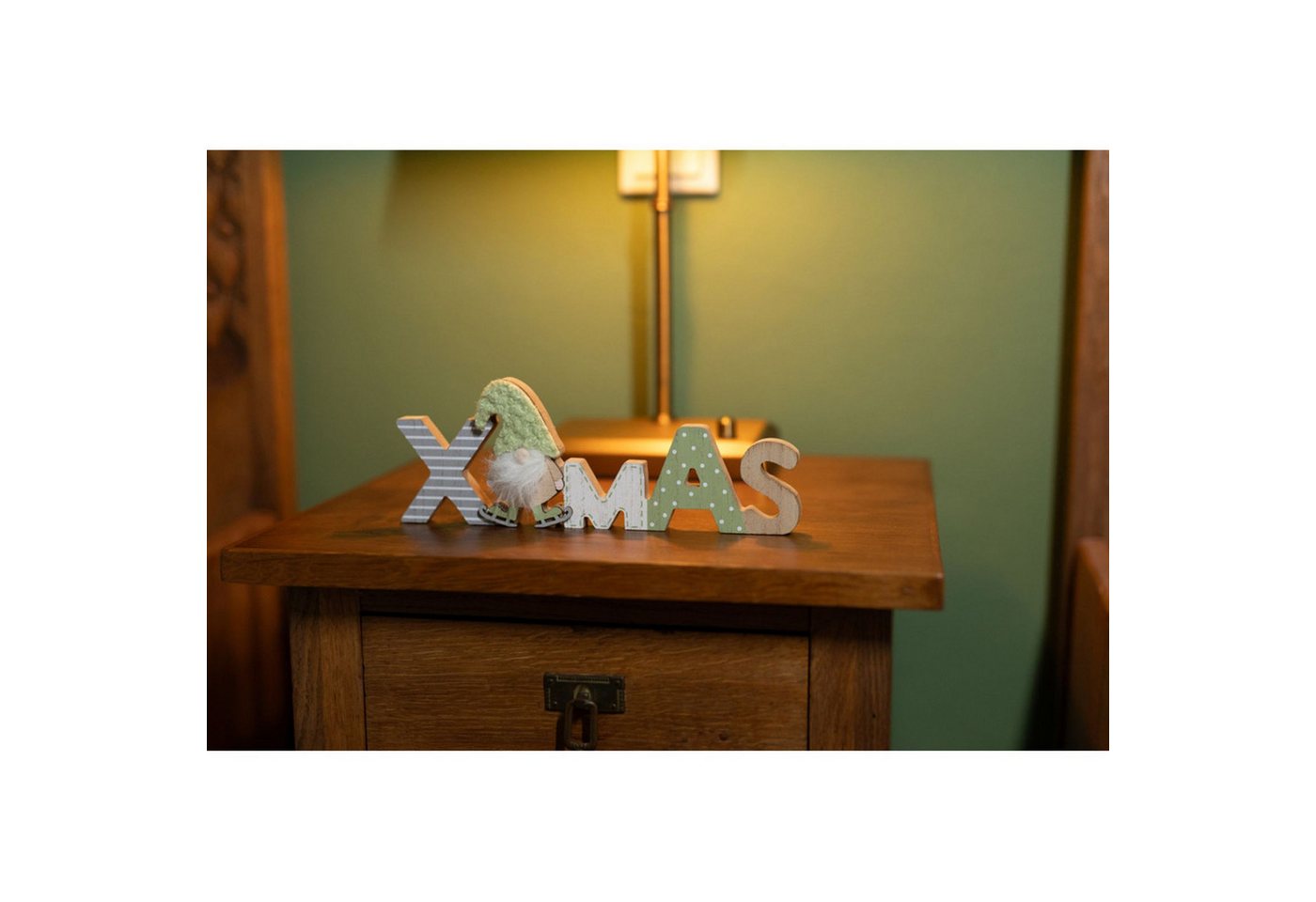 BURI Dekofigur XMAS Schriftzug Holz Teddyfell 25x9 cm 12 Stück BURI Dekofigur XMAS Schriftzug Holz Teddyfell 25x9 cm 12 Stück von BURI