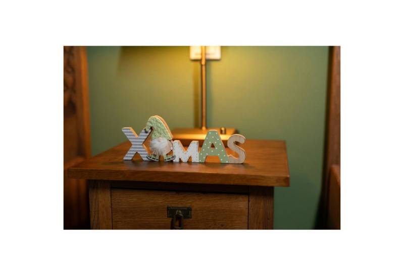 BURI Dekofigur XMAS Schriftzug Holz Teddyfell 25x9 cm 12 Stück BURI Dekofigur XMAS Schriftzug Holz Teddyfell 25x9 cm 12 Stück von BURI