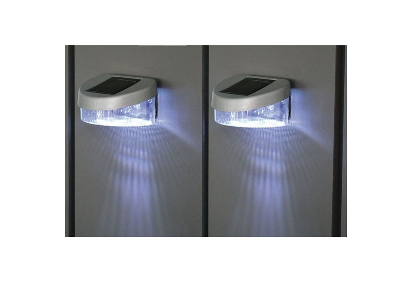 BURI Gartenleuchte Zaun Solarlichter 2er-Set Gartenlicht Gartenzaun Gartenlampe Licht Leu BURI Gartenleuchte Zaun Solarlichter 2er-Set Gartenlicht Gartenzaun Gartenlampe Licht Leu von BURI