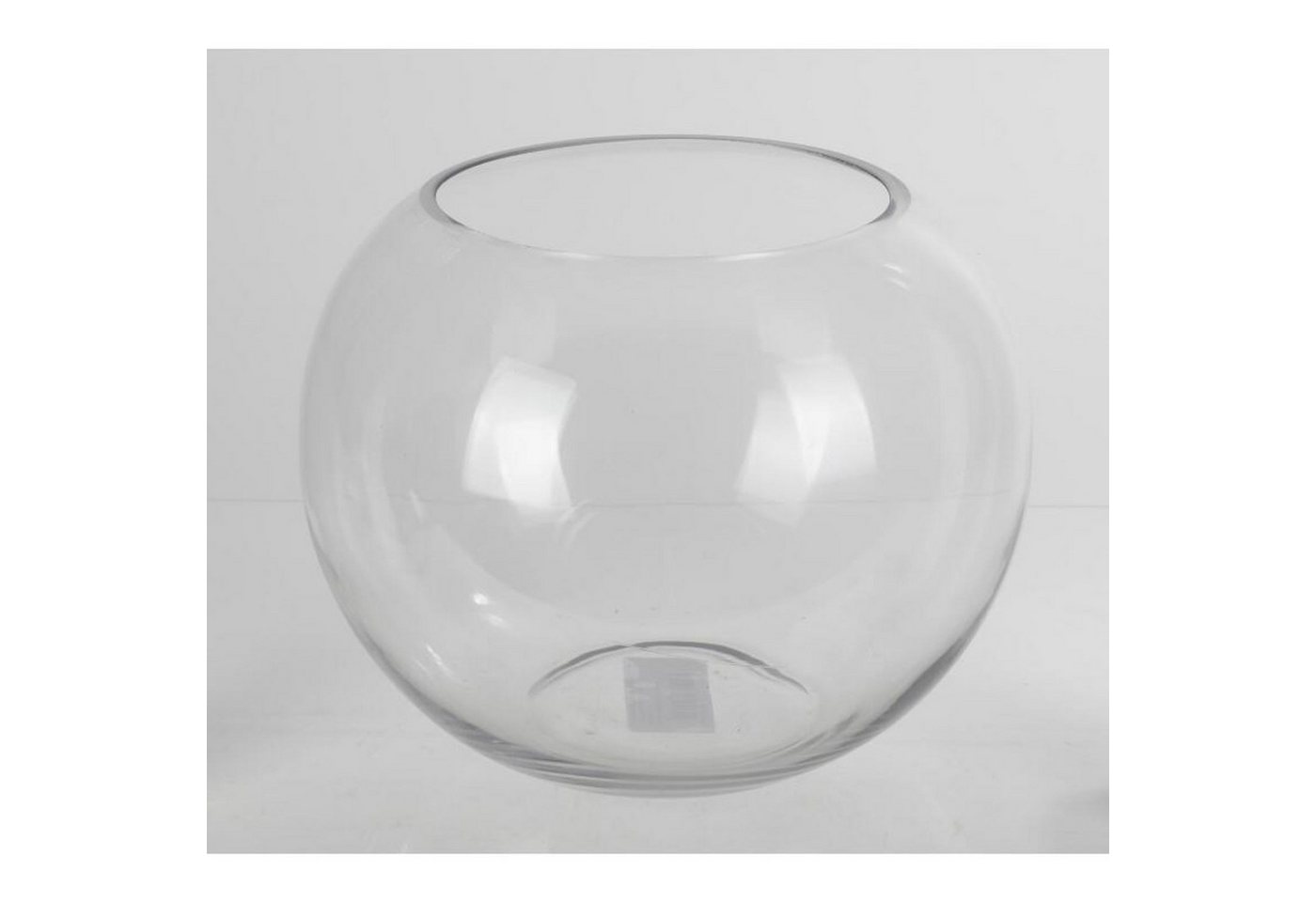 BURI Dekovase 8x Bauchige Glasvasen Flasche Blumen Dekoration Tisch Strauch Sträuche von BURI