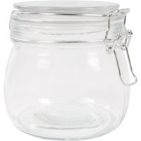 BURI Drahtbügelglas 500ml mit Gummiring Einmachgläser Drahtbügelgläser Vorratsgläser - transparent BURI Drahtbügelglas 500ml mit Gummiring Einmachgläser Drahtbügelgläser Vorratsgläser - transparent von BURI